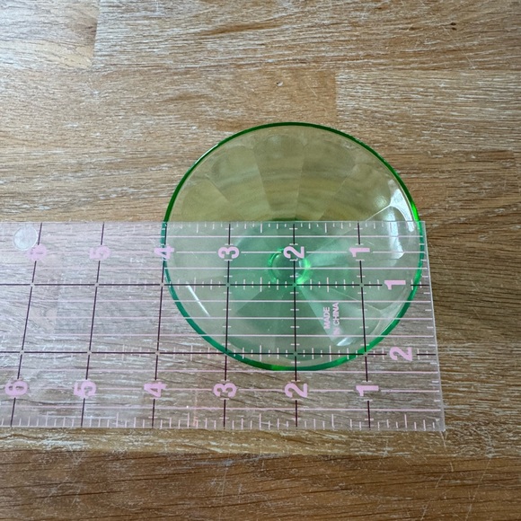 Vintage Federal Vaseline Uranium Glass Sherbet Dish - Picture 3 of 5